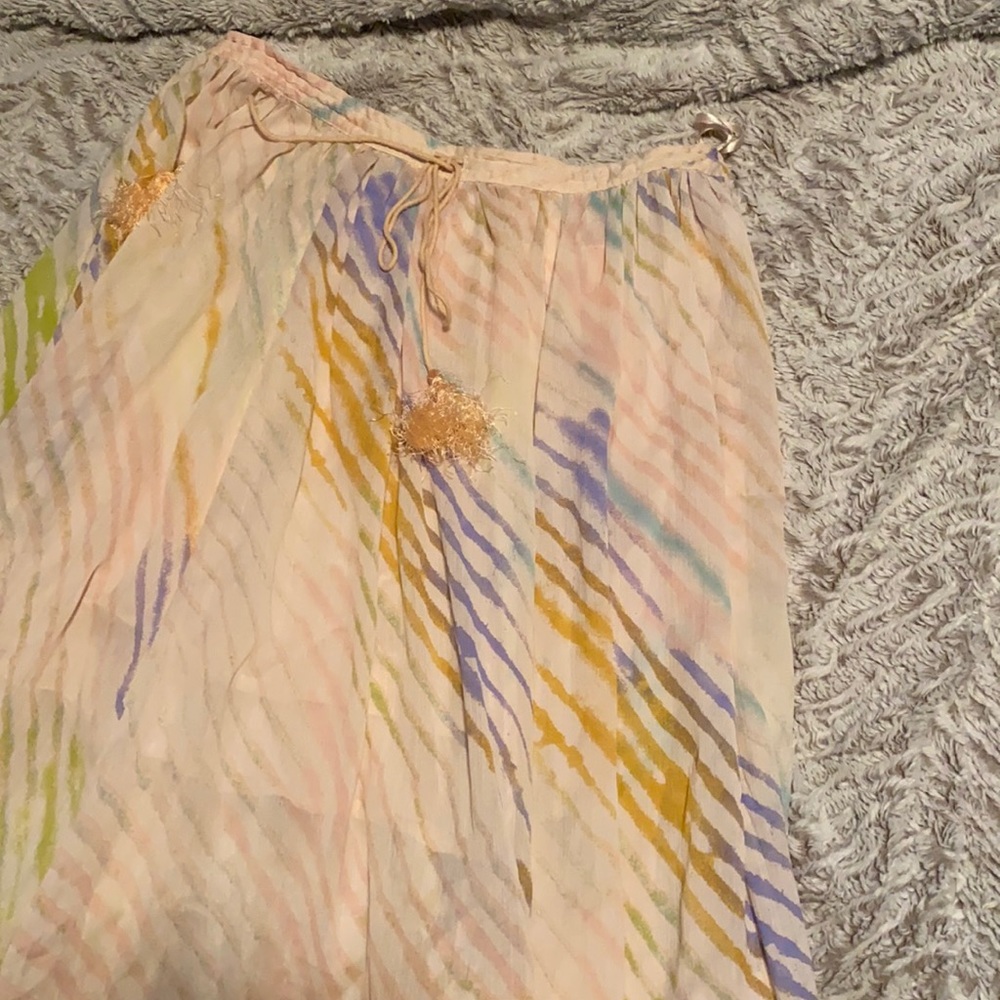 Free People Pink Maxi Skirt